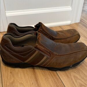 Skechers Men's Tan Slip-On Loafers